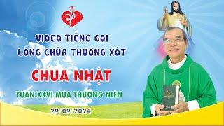 VIDEO TIẾNG GỌI LÒNG CHÚA THƯƠNG XÓT  29092024