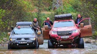 The Biggest Toyota Hilux 2.8 Hi-Cruiser  & 40 Tire & Dana 70  OFF ROAD @TURKIYE - BLACKSEA