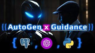 Using AUTOGEN & GUIDANCE to code LLM Control Flow & JSON Agents No Prompt Engineering