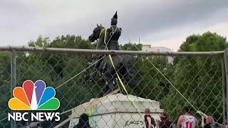 Protesters In D.C. Try To Topple Andrew Jackson Statue  NBC Nightly News