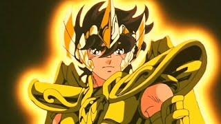 Seiya viste por 1ra vez la armadura de Sagitario HD 720