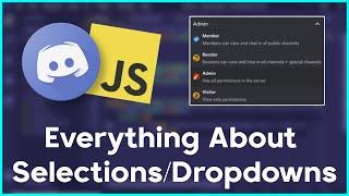 Selection Panel  Dropdowns the full guide  discord.js v13 tutorials