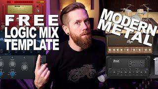 In The Mix Stock Logic Plugins Complete Modern Metal Mix & Free Logic Template