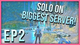 Getting To TOP 20 On One Of The BIGGEST SERVER  Solo Ark INX PVP