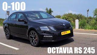 0-100 Skoda Octavia RS 245 Indian Spec