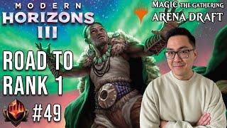 The Best Rare In MH3 Is Outrageous  Mythic 49  Road To Rank 1  Modern Horizons 3 Draft  MTGArena
