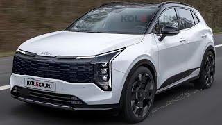 New 2025 Kia Sportage Facelift  First Look  Leaked  Rendering  Details  Hybrid  Coming Soon