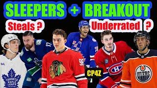 NHL Fantasy Hockey Sleepers Top Breakout Players 2023-24