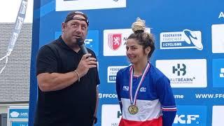 Interview Isabeau Courdurier Championnat de France VTT ACCOUS 2022