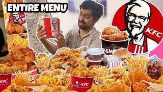 ORDERED the entire KFC MENU and this happened 