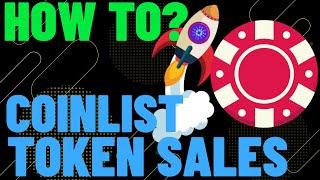 How To Participate In Token Sales On Coinlist? Crypto Currency New Coin Offerings ICO Token Sales