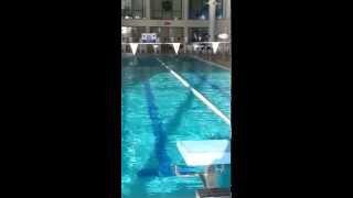 Gabriella swimming 50m freestyle - 2015 01 23 15 35 14