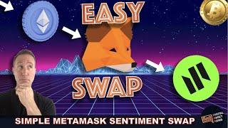 SIMPLE METAMASK SET UP AND TOKEN SWAP ON ZERO EXCHANGE SENTIMENT PLUS VOYAGER.