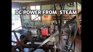 Old Steam Powered Machine Shop 67  DC power from steam