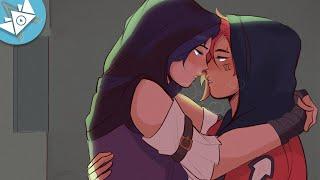 Just A Random Couple Kissing  Arcane Comic Dub  CrownieShorts