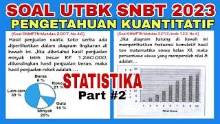 BAHAS SOAL SNBT 2023  PENGETAHUAN KUANTITATIF - STATISTIKA. Part 2