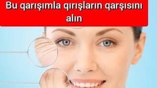 Bu qarışımla QIRIŞLARA SON mask for wrinkles