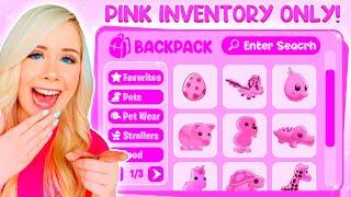 PINK INVENTORY ONLY CHALLENGE IN ADOPT ME