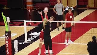 Nebraska Volleyball Sights and Sounds from Practice Two