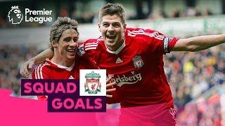 Unbelievable Liverpool Goals  Gerrard Torres Salah  Squad Goals