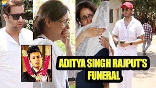 INCONSOLABLE & EMOTIONALLY BROKEN Aditya Singh Rajputs mother at FUNERAL  Rajiv Adatia