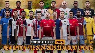 PES 2021 SMOKE PATCH FOOTBALL LIFE OPTION FILE 2024-2025  TRANSFER UPDATE 11 AUGUST 2024