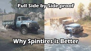 9 things Spintires did better than Mudrunner  full side by side proof