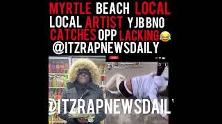 Myrtle Beach Sc Local Artist YJB Bno Catches Opp Lacking & beat him up