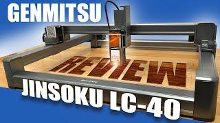 Genmitsu Jinsoku LC-40 Review  Sain Smart Laser EngraverCutter  5.5W Laser Output