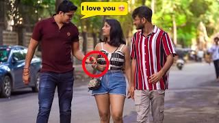 Proposing girl in front of boyfriend #prank #sumitcooldubey