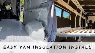 Ram Promaster no build Insulation install