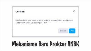 Mekanisme Baru Perubahan Aktifasi Peserta dan Rilis Token PROKTOR ANBK Moda Online