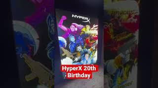 Come with me to celebrate #hyperx 20th Birthday