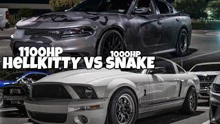 1100HP Hellcat calls out 1000HP Shelby GT500 for $2000 + Drama