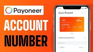 How To Find Payoneer Account Number - Full Guide 2024