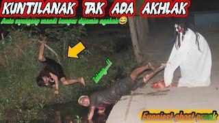 Prank Kuntilanak Tak Ada Akhlak  Bikin Panik Auto Nyungsep Paling Kocak Asli Ngakak