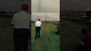 Donald Trump golfs a SOLO BIRDIE with Bryson DeChambeau