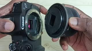 Canon EOS R50  How to Attach a Lens