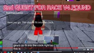 SECOND STEP TO GET RACE V4  BLOX FRUITS