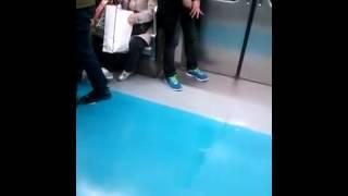 Piss on the subway