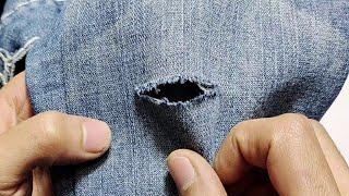 How to amazingly fix holes on your jeans