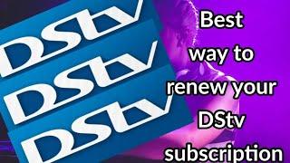 Best way to renew your DStv subscription