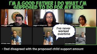 Dad Disagreed with the Proposed Child Support Amount and Stated His a Good Father