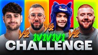 10.000€ 1vs1vs1vs1 WIN CHALLENGE  DIESE CHALLENGE BRICHT KOMPLETT mit Mert Micky & Rohat