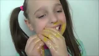 Bad Baby Gummy vs Real Food Bloody Tooth Pizza Pickle Eggs Challenge Victoria Annabelle Freak Family