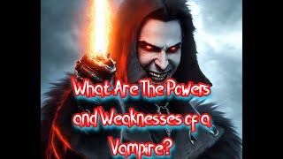 What are the powers and weaknesses of a Vampire?