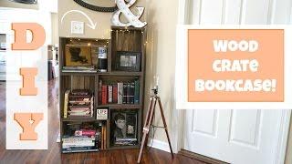 DIY FARMHOUSE PINTEREST BOOKCASE