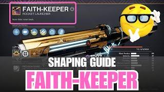 Shaping guide to Faith-Keeper rocket launcher - Crafting tips to Faith-Keeper rocket launcher