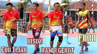 pertandingan seru PHB ramli gebot pipid edo tijar irwan bison  vs SJM fikri teguh ali iksan aray