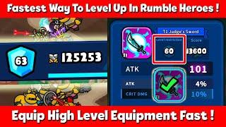 Fastest Way To Level Up In Rumble Heroes Fast Leveling Guide